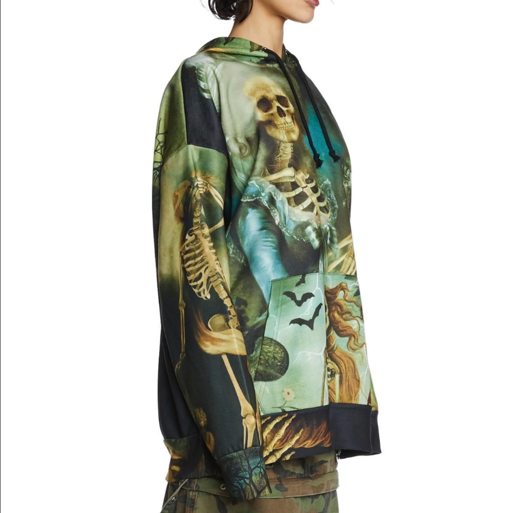 Cursed Image Oversized Hoodie